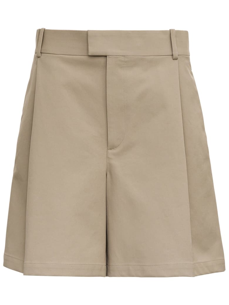 Bottega Veneta Beige Cotton Bermuda Shorts - Beige