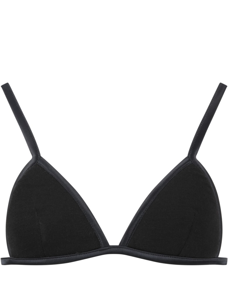 La Perla Black Bra For Girl - Black