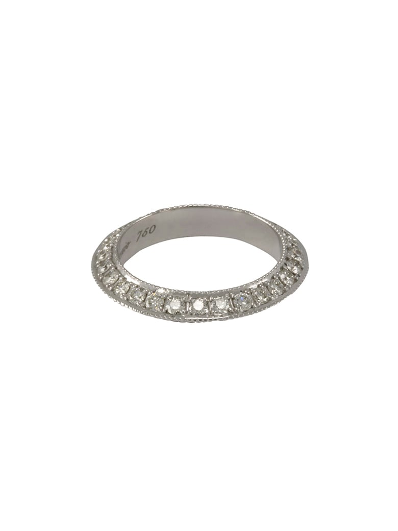 Lo Spazio Jewelry Lo Spazio Diamond Knife Edge Ring - Diamond