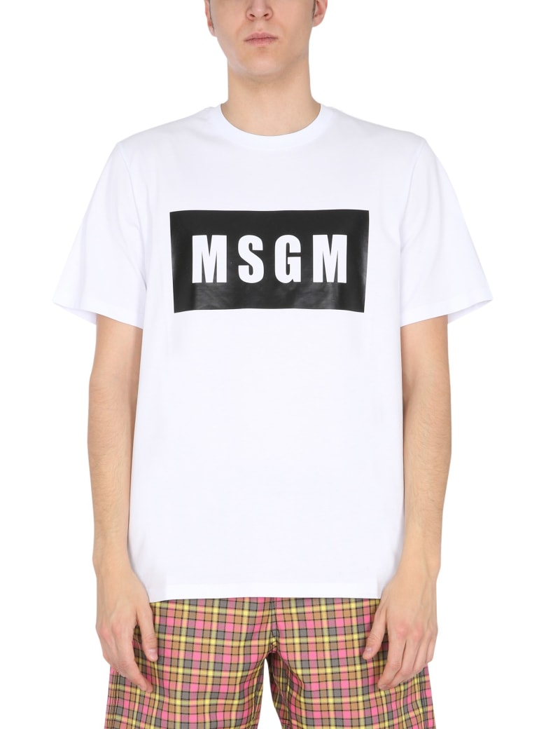 MSGM Crew Neck T-shirt - BIANCO