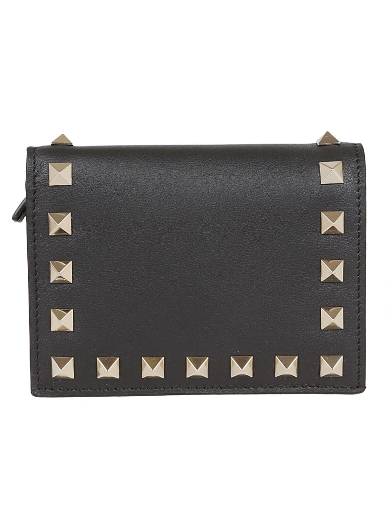 Valentino Garavani Flap French Wallet - No Nero