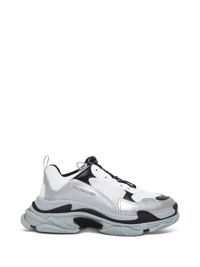 Balenciaga Triple S Sneakers With Logo - Grey