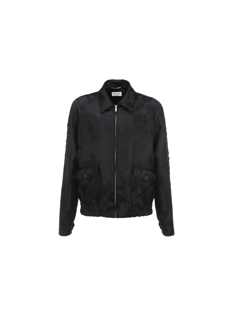 Saint Laurent Teddy Raglan Shirt - Nero