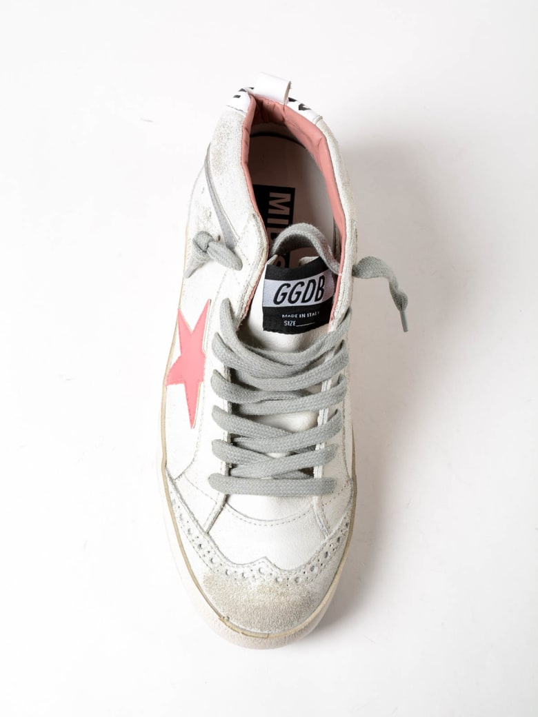 Golden Goose Sneakers Mid Star Pink Patent | italist