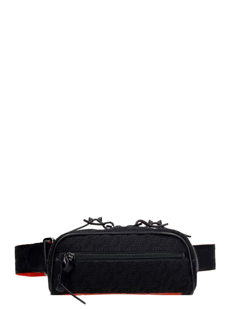 Christian Louboutin Blaster Waist Bag In Black Synthetic Fibers - black