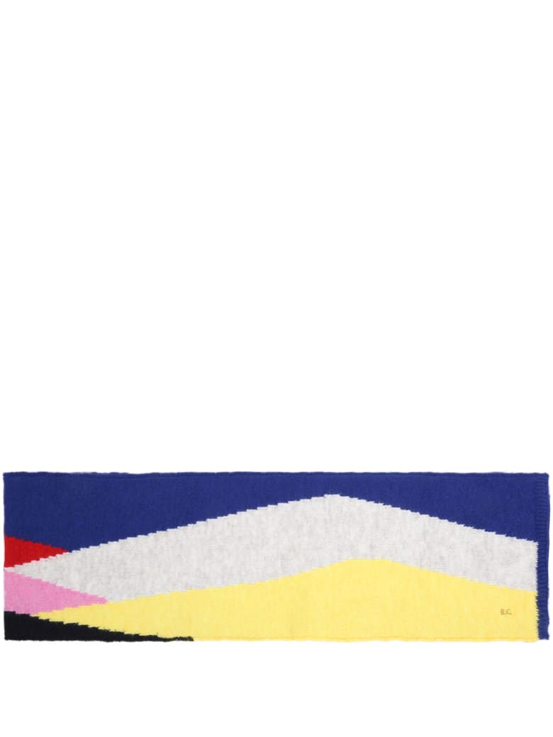 Bobo Choses Multicolor Scarf For Kids With Yellow Logo - Multicolor