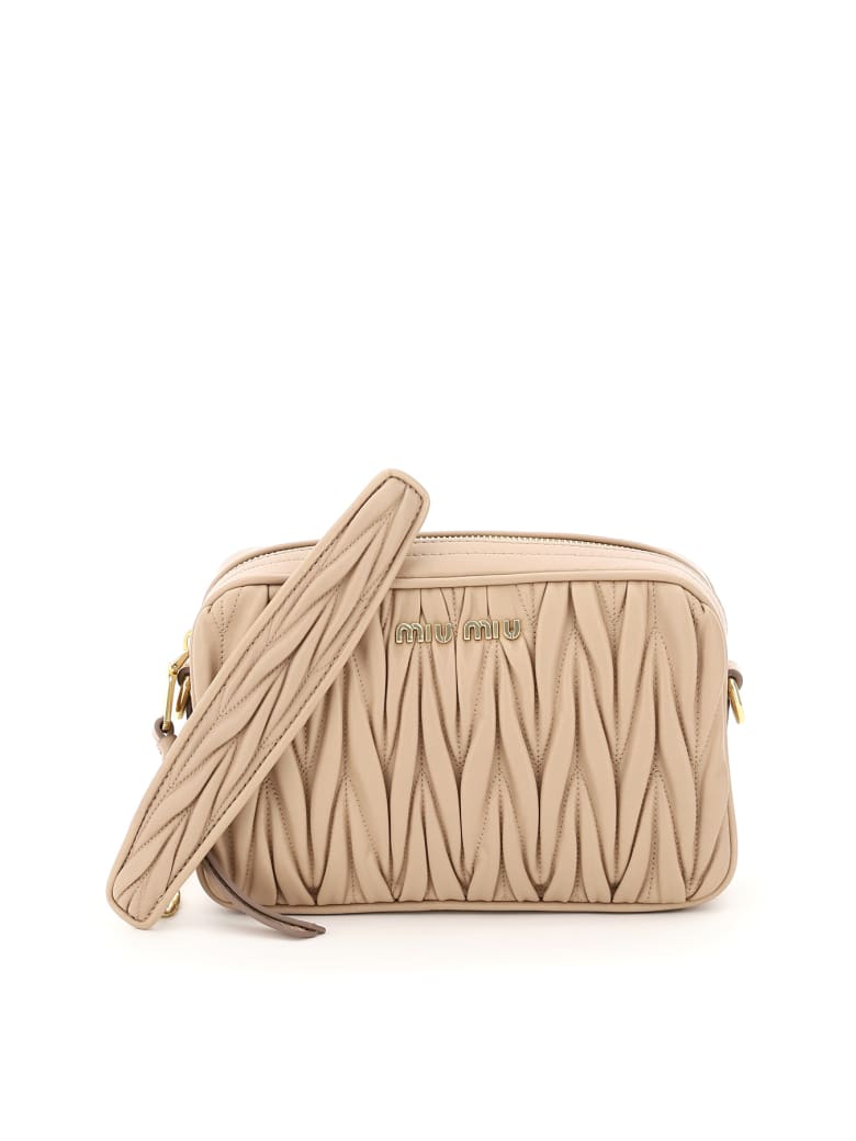 Miu Miu Matelassé Nappa Camera Bag