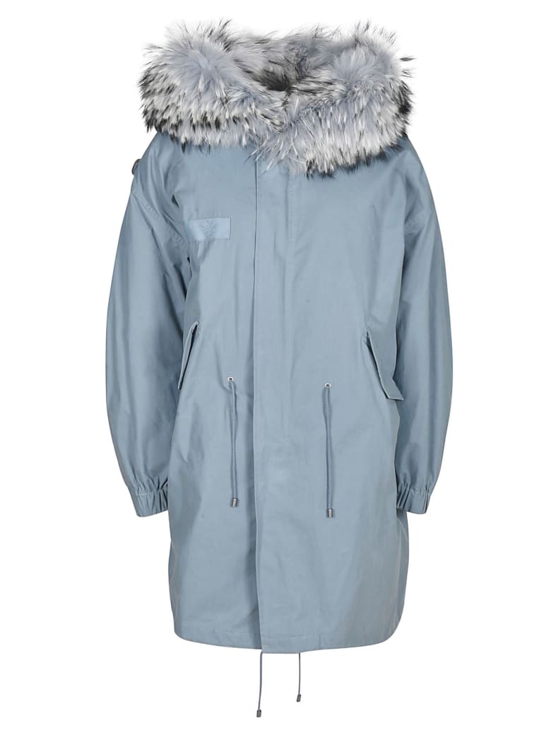 Mr & Mrs Italy Oversized Parka - Blue
