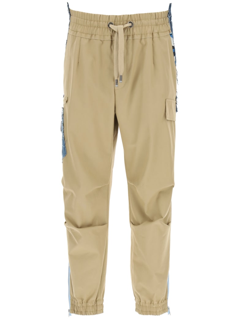 Dolce & Gabbana Cargo Trousers - Beige