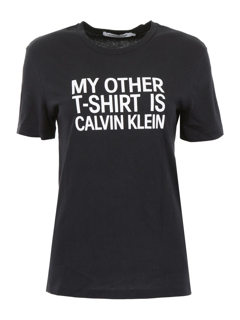 Calvin Klein Jeans Slogan T-shirt | italist, ALWAYS LIKE A SALE