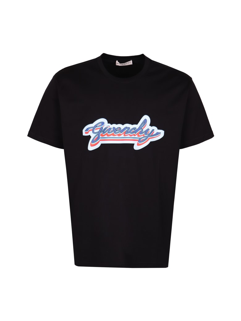 Givenchy Printed Cotton T-shirt - Nero