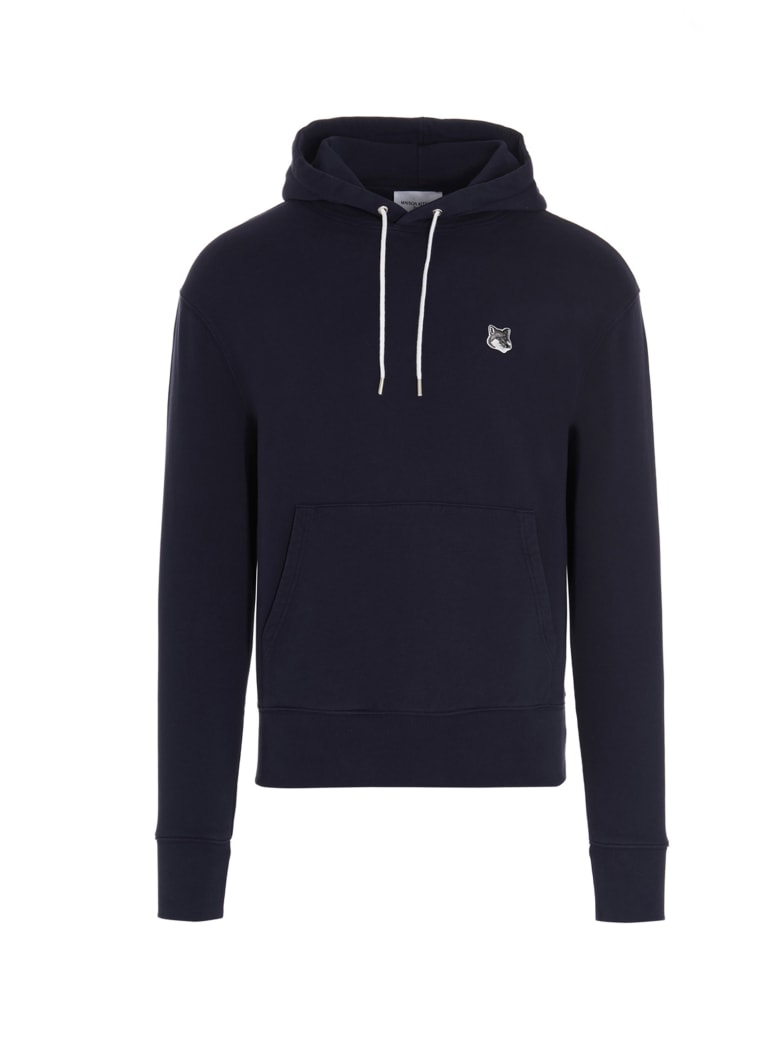 Maison Kitsuné 'grey Fox' Hoodie - Blue