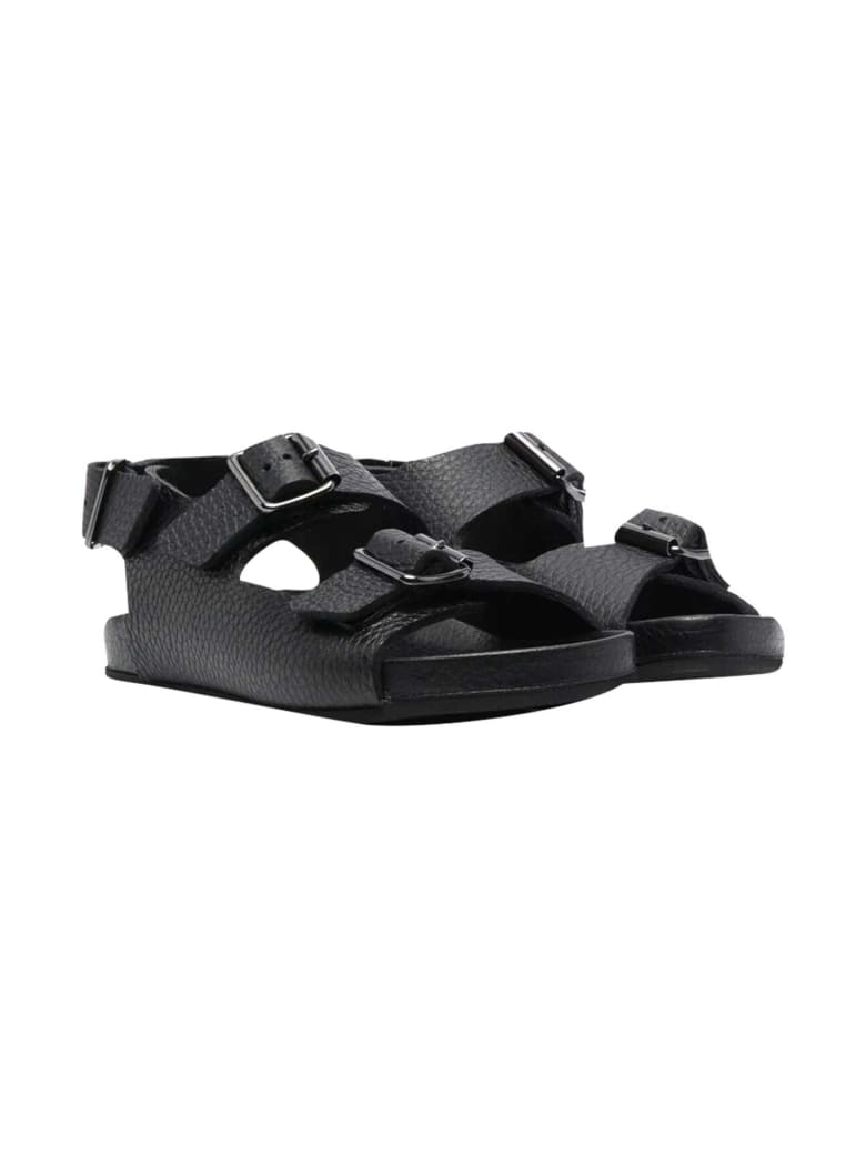 Gallucci Flat Sole Sandals - Nero