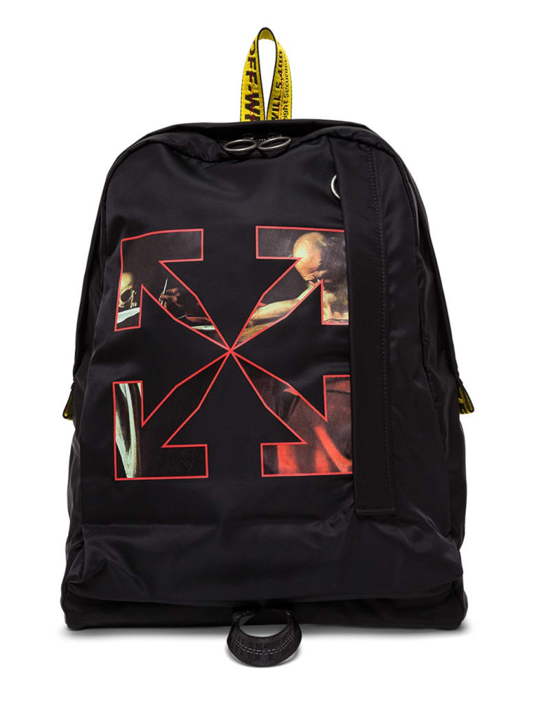 Off-White Caravaggio Backpack In Black Nylon - Black
