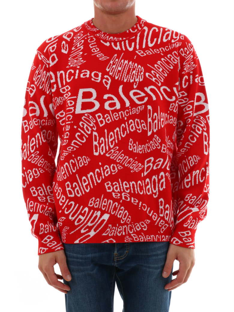 Balenciaga Pullover Logo Wave | italist, ALWAYS LIKE A SALE
