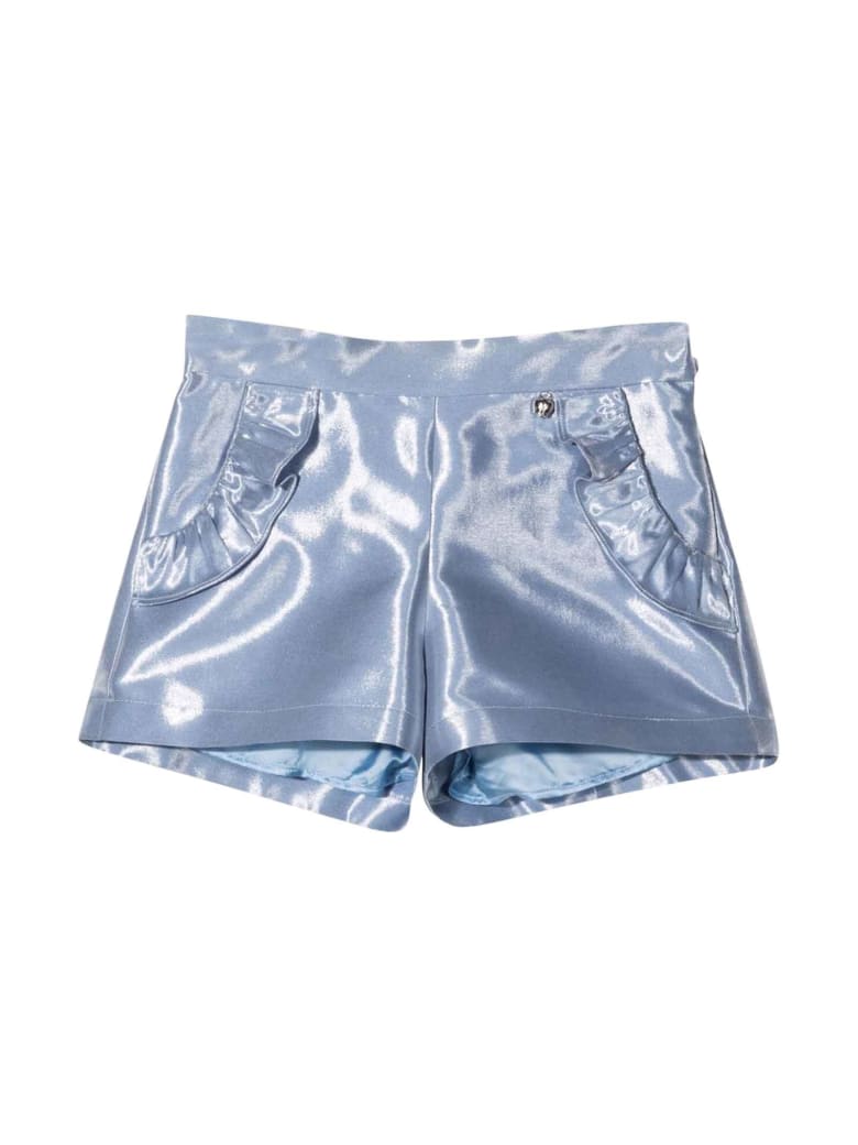 Simonetta Light Blue Shorts - Azzurro