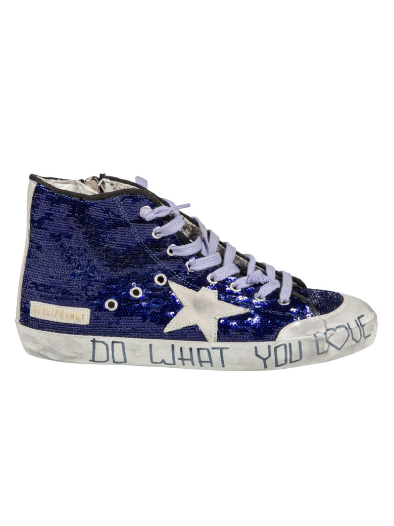 Golden Goose Francy Penstar Classic Sneakers - Blue/Ice