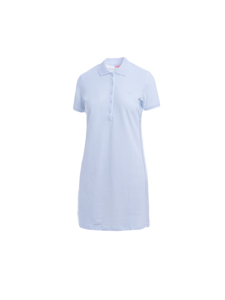 Sun 68 Sun68 Cotton Dress - WHITE