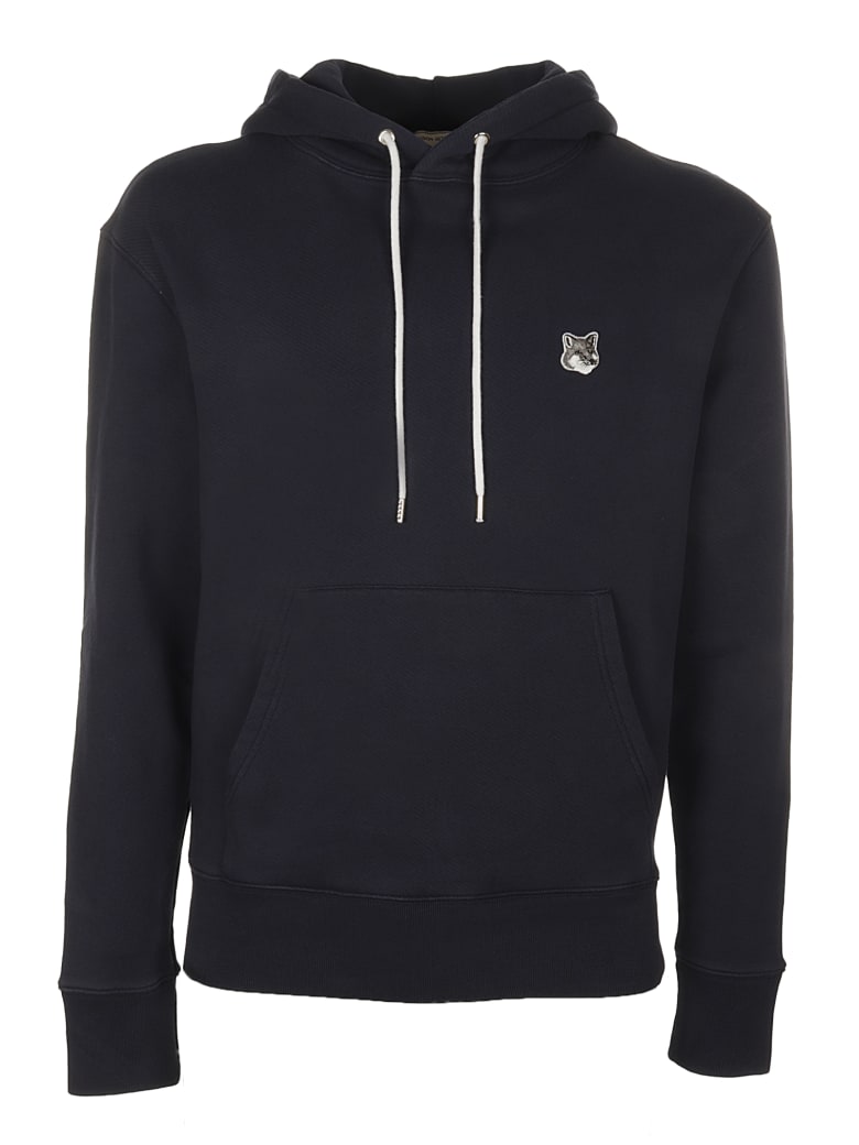 Maison Kitsuné Grey Fox Head Patch Classic Hoodie - NA