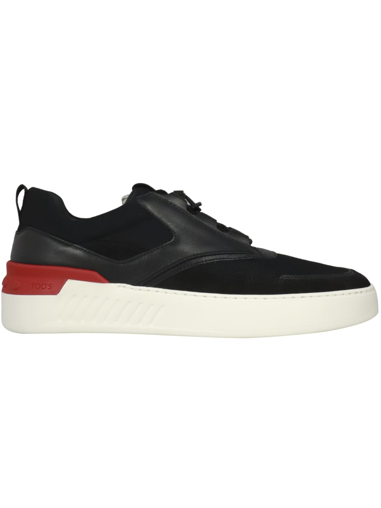 Tod's Calza Cassetta No Code Sneaker - BLACK