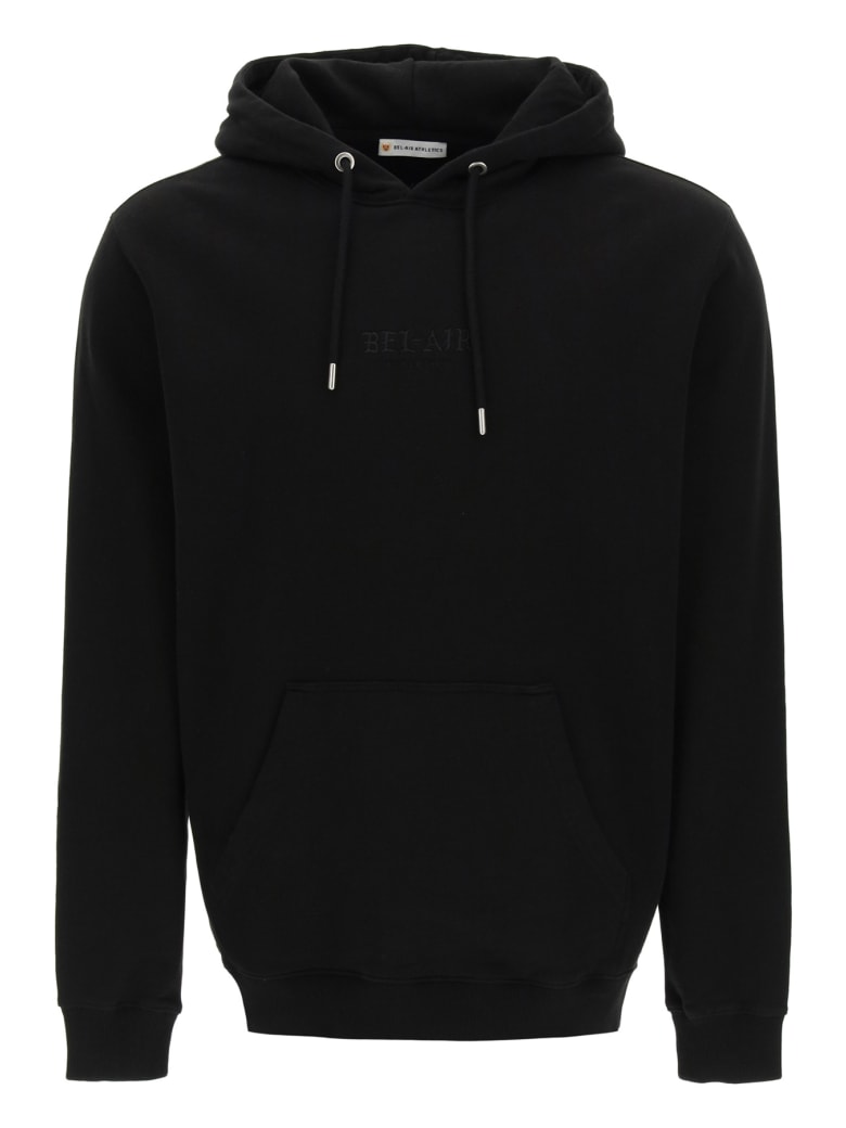 Bel-Air Athletics Gothic Font Hoodie - Nero