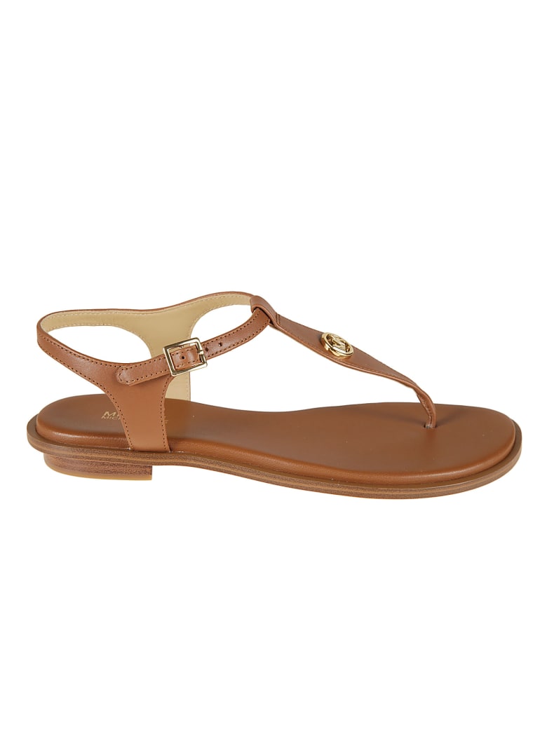 Michael Kors Mallory Thong Flat Sandals - Cuoio