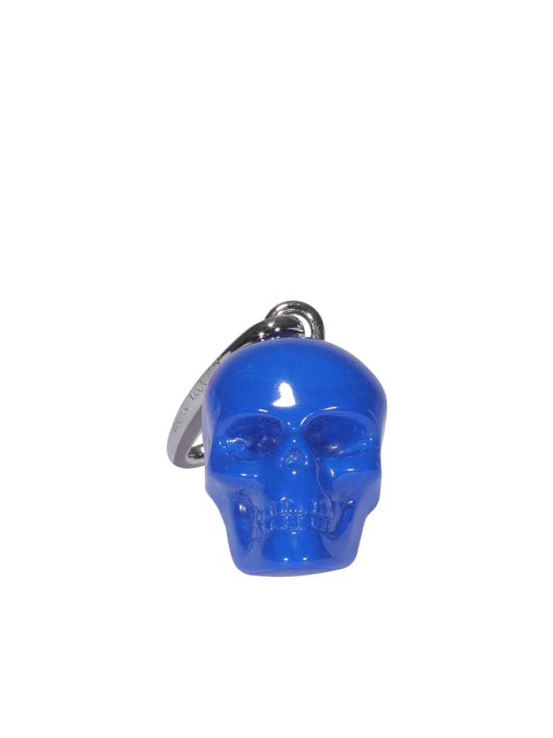 Alexander McQueen Skull Keyring - Blue