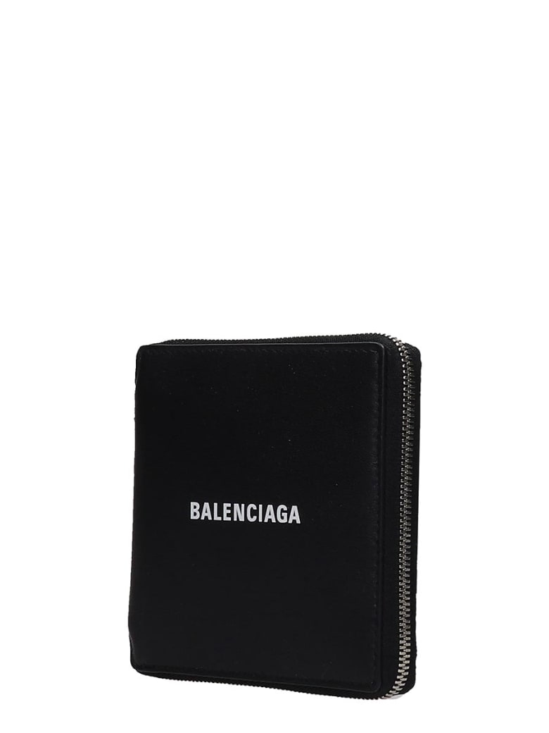 Balenciaga Wallet In Black Leather | italist, ALWAYS LIKE A SALE
