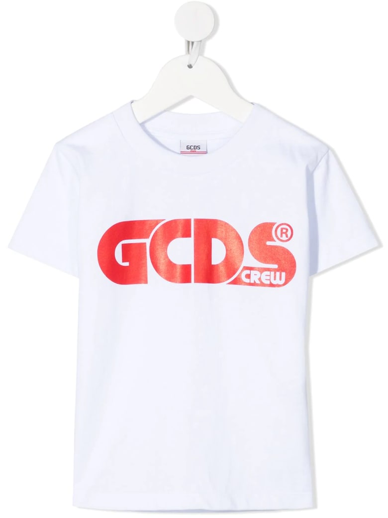 GCDS Mini Logo-printed T-shirt - Bianco