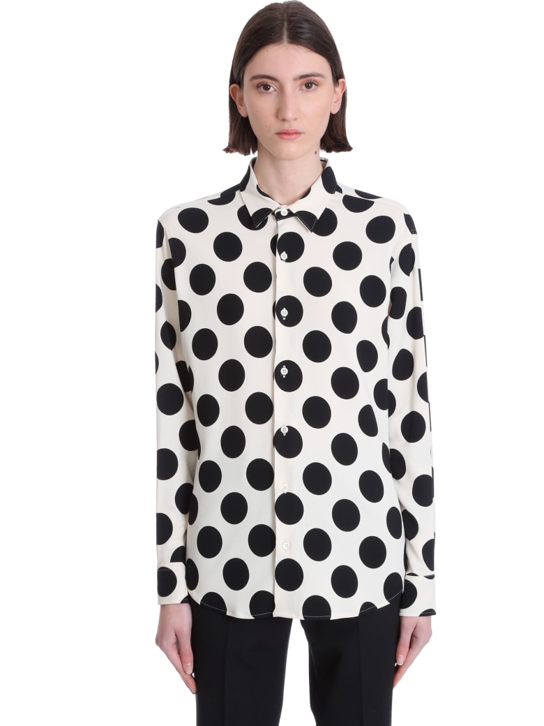 Ami Alexandre Mattiussi Shirt In White Viscose - white