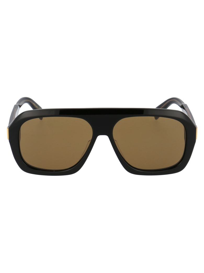 Dunhill Du0022s Sunglasses - 001 BLACK BLACK BROWN