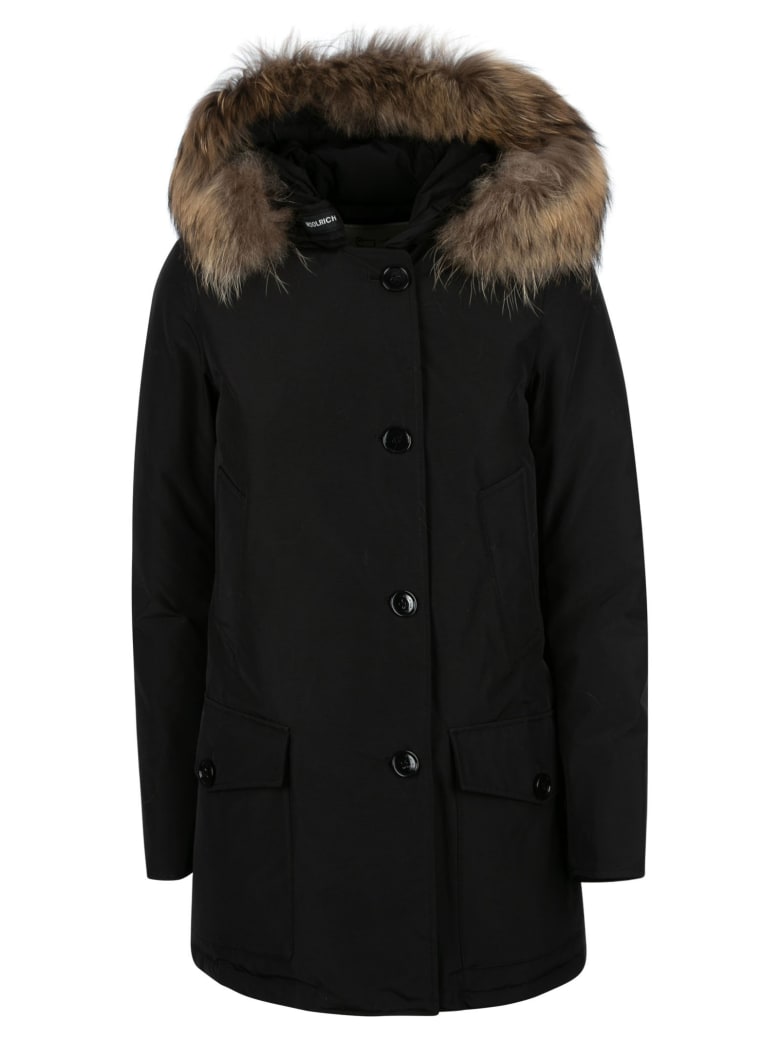 Woolrich Arctic Detachable Fur Parka - Black