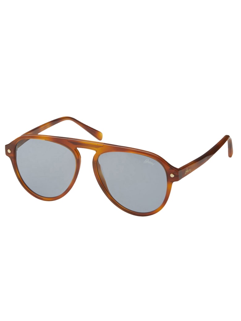 Brioni BR0085S Sunglasses - Havana Havana Blue