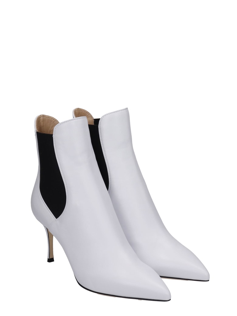 sergio rossi white boots
