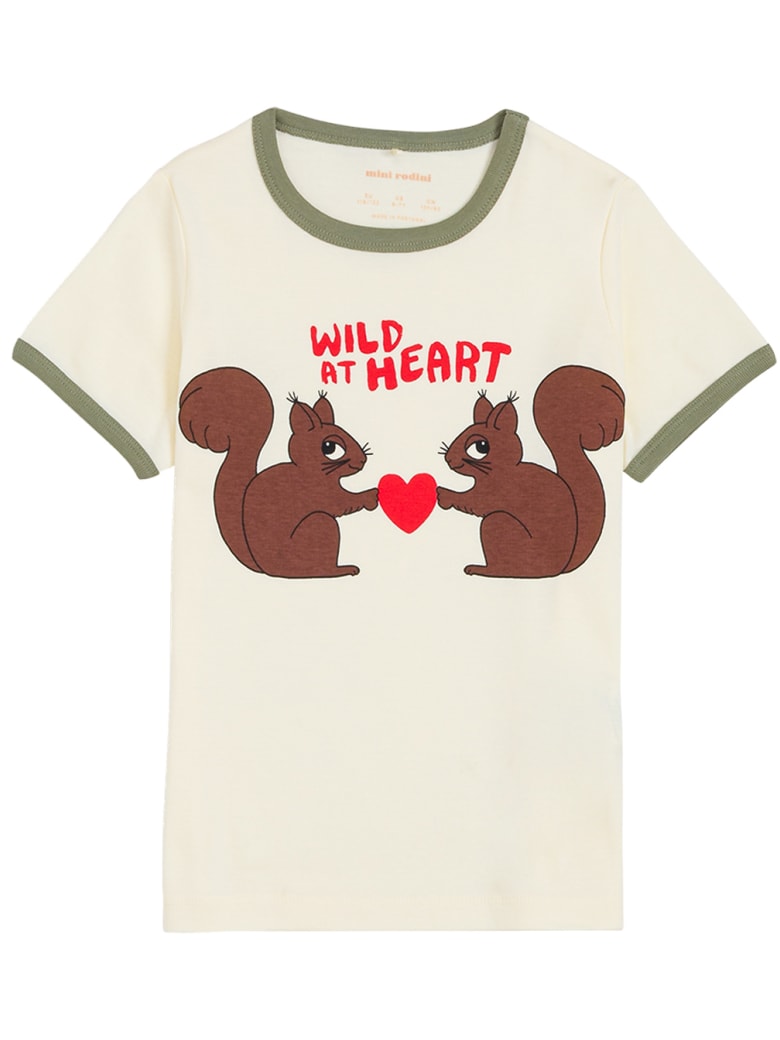 Mini Rodini White Cotton Chapter T-shirt - White