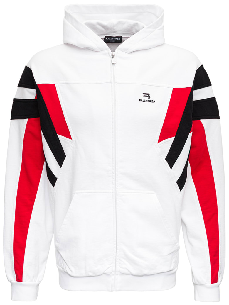 Balenciaga Tracksuit Hoodie - Bianco