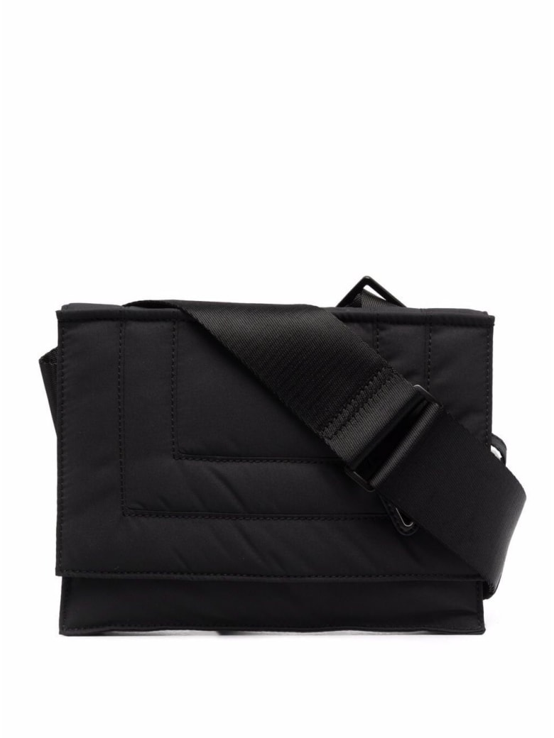 A-COLD-WALL Black Nylon Crossbody Bag With Logo - Black