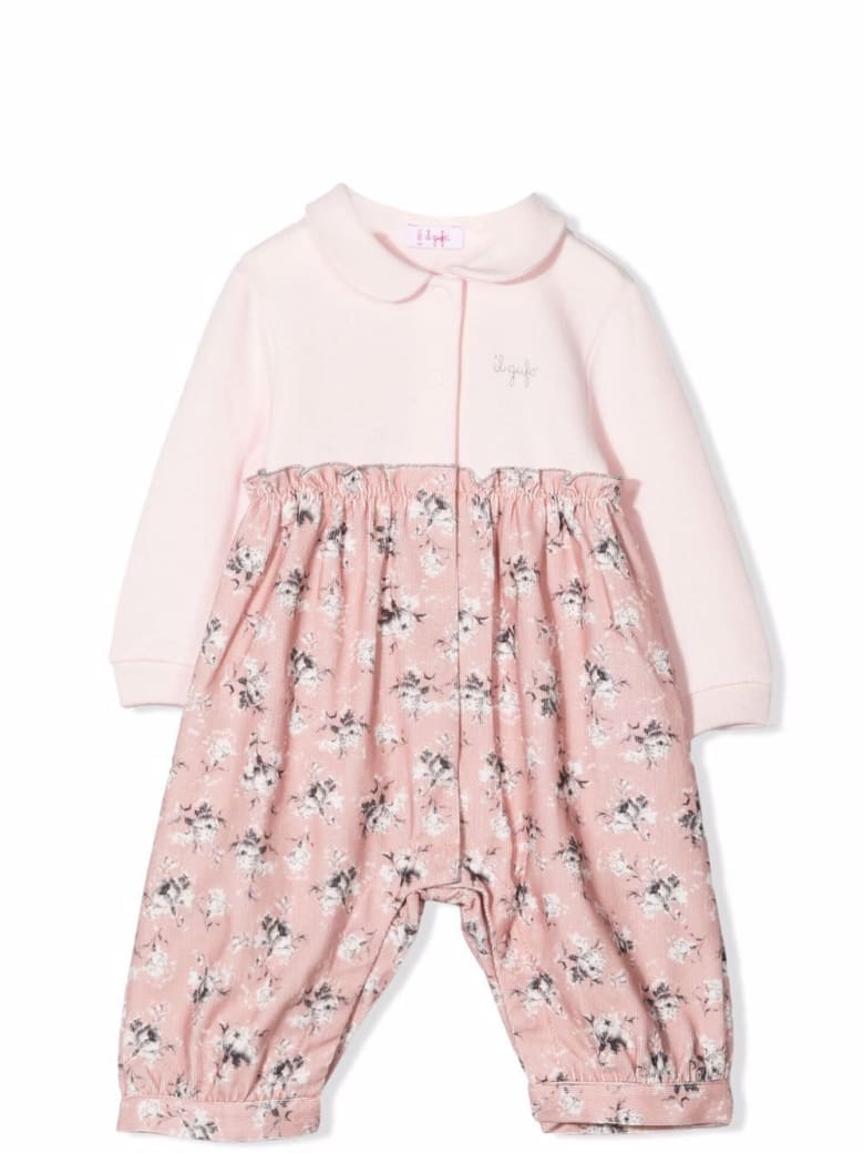 Il Gufo Floral Jumpsuit - Pink
