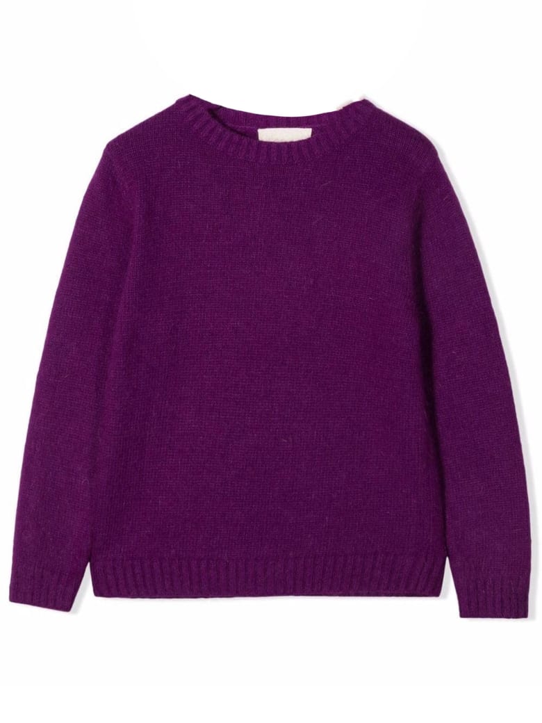 Douuod Purple Wool Blend Jumper - Lilla