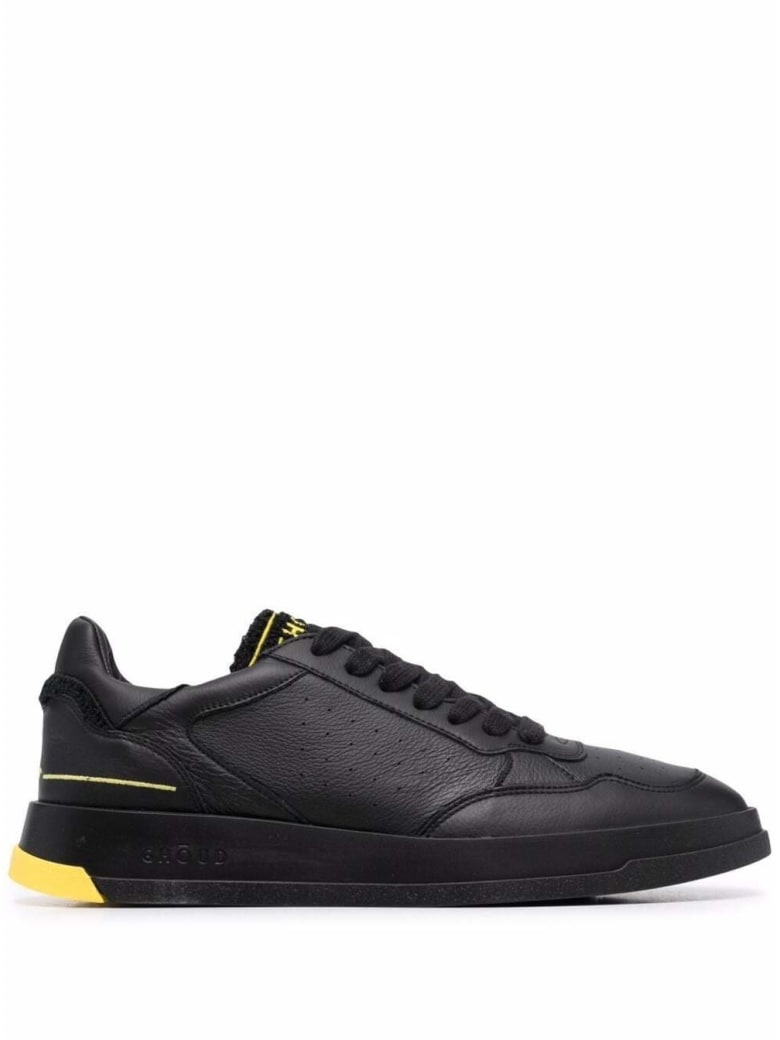 GHOUD Tweener Low Man Leat/sponge Blk/ylw - Black