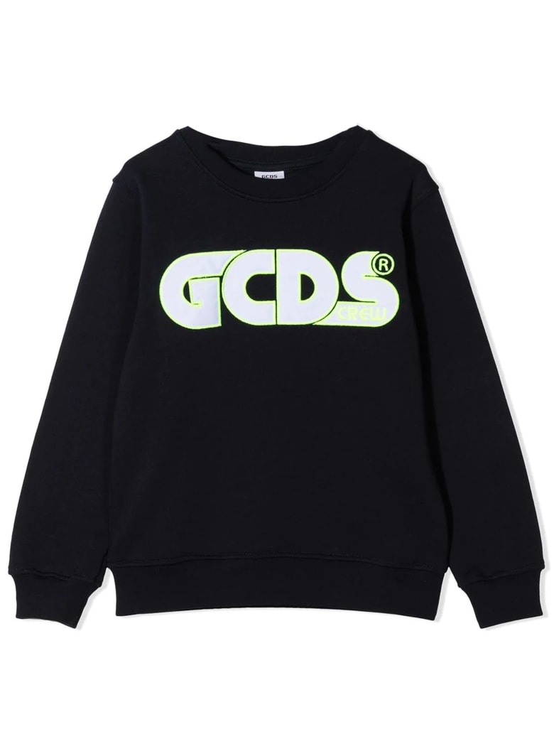 GCDS Blue Cotton Sweatshirt - Blu