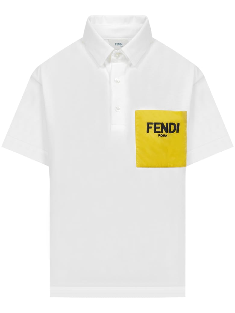 Fendi Kids Polo - White