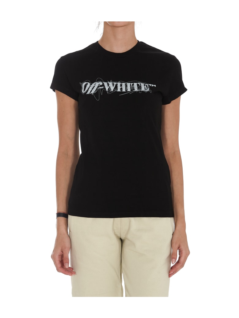 off white fitted tee