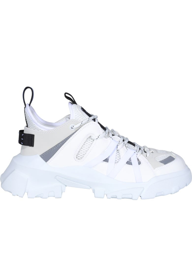 McQ Alexander Mcqueen Fall Winter 19/20 orbyt mid sneakers in ice color -  573012 R2634 9078