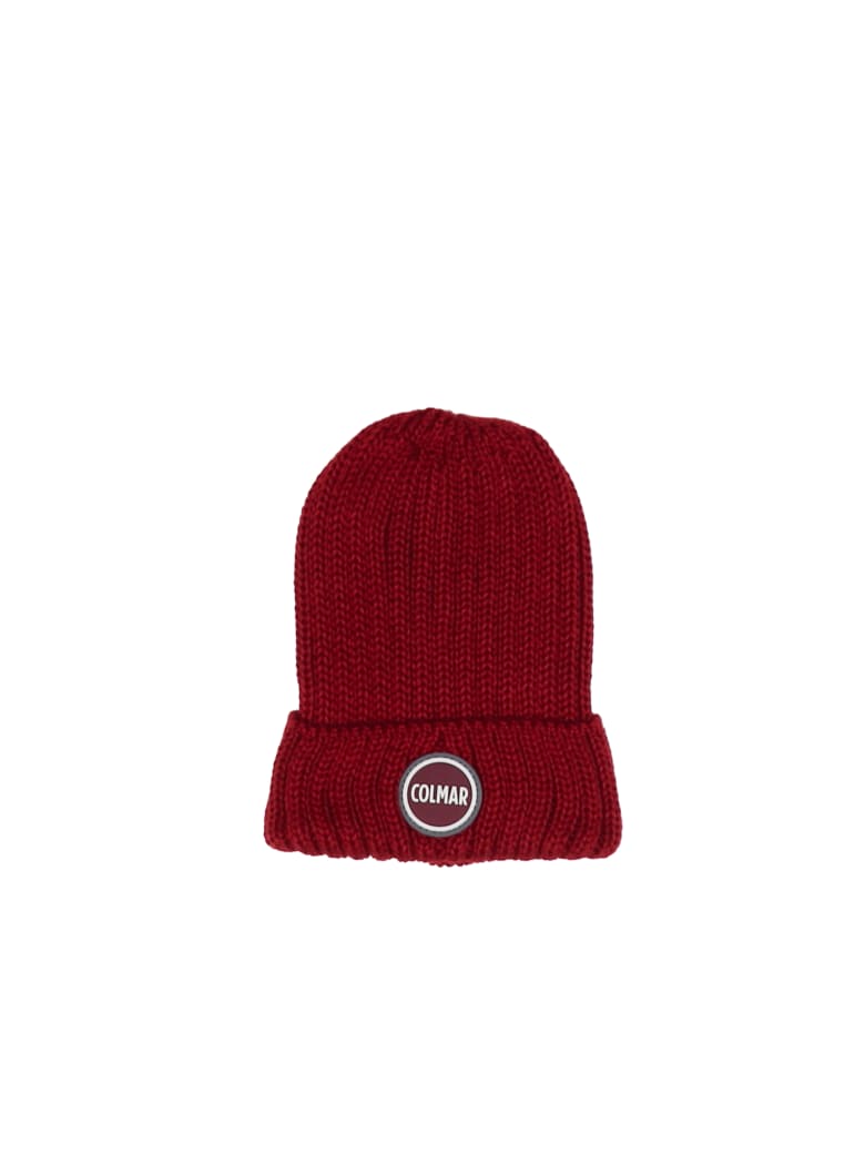 Colmar Wool Mix With Logo Hat - RED