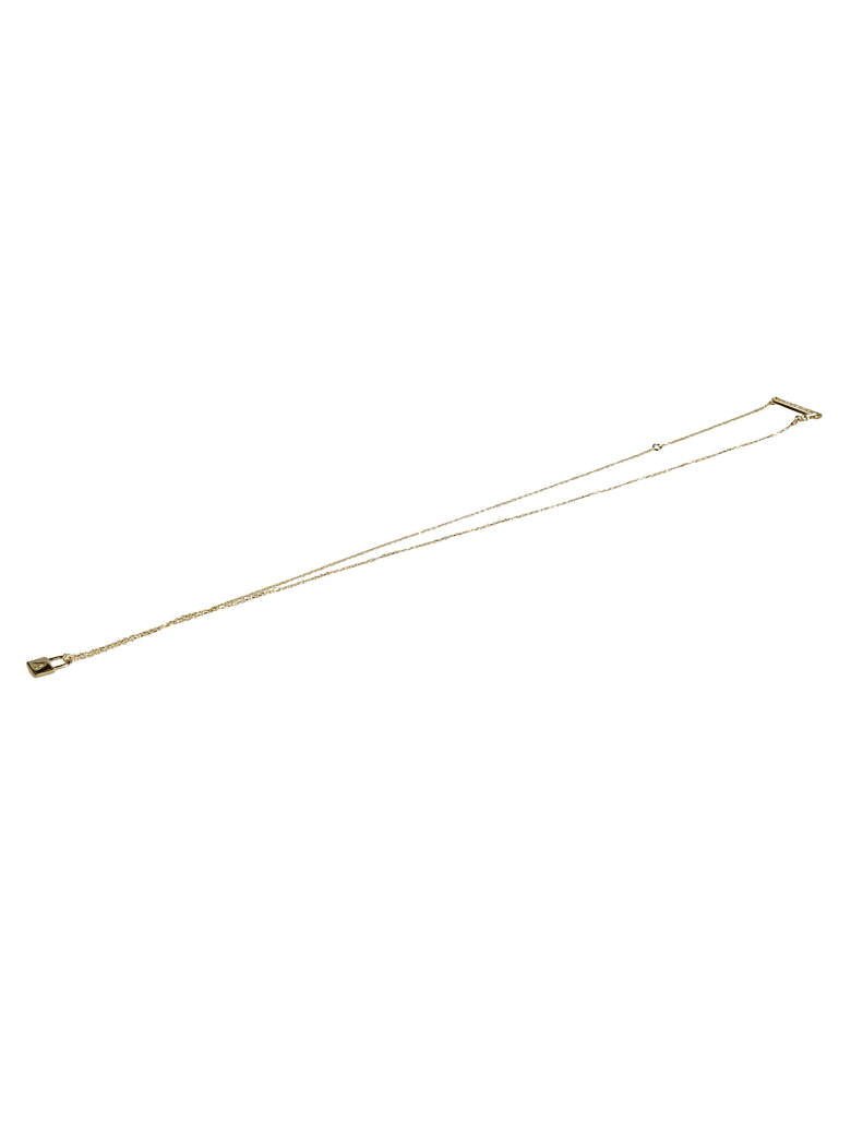AMBUSH Petit Series Padlock Necklace - Gold