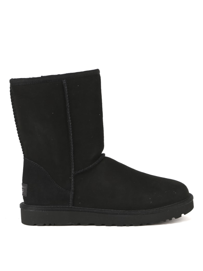 UGG Classic Ultra Mini Black Mutton Boot - Black