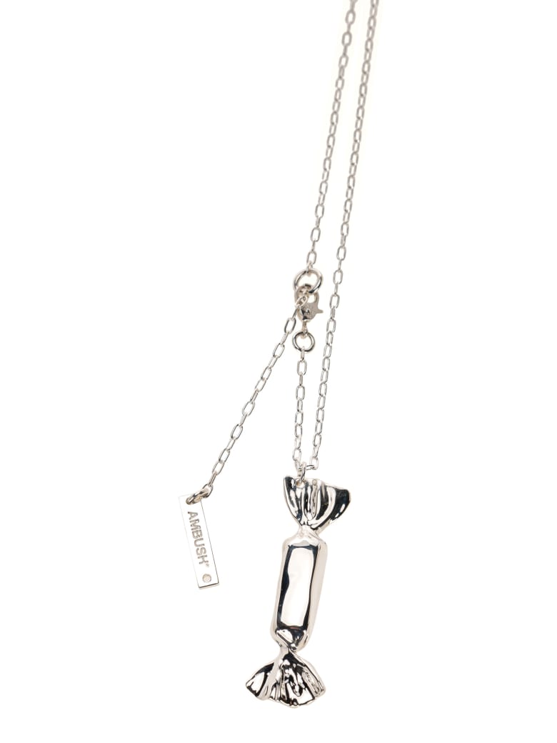 AMBUSH Candy Charm Necklace - SILVER
