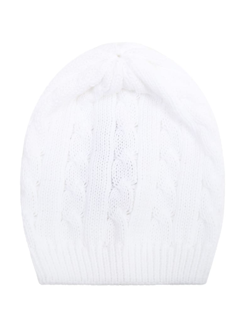 Little Bear White Hat For Babykids - White