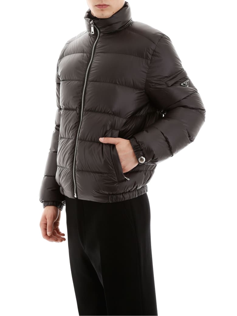 Prada Puffer Jacket With Contrast Lining | italist, ALWAYS LIKE A SALE